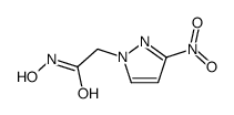 1-acetohydroxamic acid-3-nitropyrazole结构式