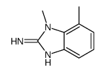 1,7-二甲基-2-氨基苯并咪唑结构式