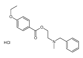 benzyl-[2-(4-ethoxybenzoyl)oxyethyl]-methylazanium,chloride Structure