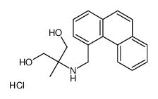 1,3-Propanediol, 2-methyl-2-((4-phenanthrenylmethyl)amino)-, hydrochlo ride结构式
