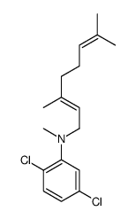 2,5-dichloro-N-(3,7-dimethylocta-2,6-dienyl)-N-methylaniline Structure