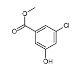 3-氯-5-羟基苯甲酸甲酯结构式