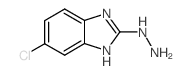 (6-chloro-1H-benzimidazol-2-yl)hydrazine Structure