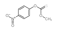 Carbonothioic acid,O-methyl O-(4-nitrophenyl) ester Structure
