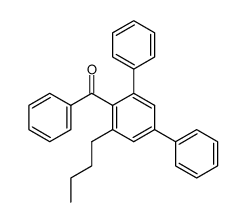 2-n-Butyl-4,6-diphenyl-benzophenon Structure