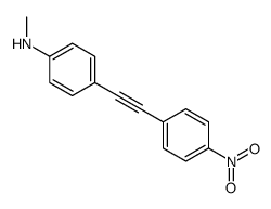 N-methyl-4-[2-(4-nitrophenyl)ethynyl]aniline结构式