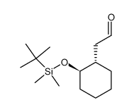 (2-t-butyldimethylsiloxy)cyclohexylacetaldehyde Structure