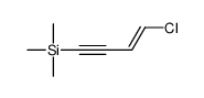 4-chlorobut-3-en-1-ynyl(trimethyl)silane结构式