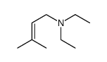 N,N-diethyl-3-methylbut-2-en-1-amine结构式
