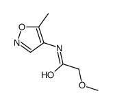 Acetamide, 2-methoxy-N-(5-methyl-4-isoxazolyl)- (9CI) Structure