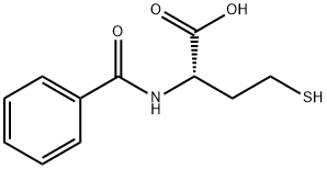 N-苯甲酰-DL-高半胱氨酸结构式