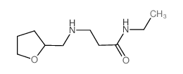 N-Ethyl-3-[(tetrahydro-2-furanylmethyl)amino]-propanamide Structure