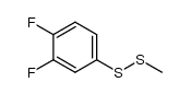 3,4-difluorophenyl methyl disulfide Structure
