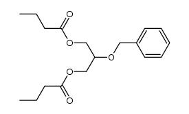 1,3-di-O-butyryl-2-O-benzylglycerol Structure