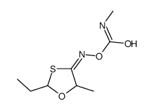 [(E)-(2-ethyl-5-methyl-1,3-oxathiolan-4-ylidene)amino] N-methylcarbamate Structure