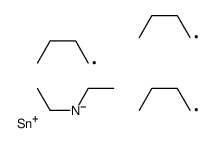N-ethyl-N-tributylstannylethanamine Structure