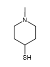 1-Methylpiperidine-4-thiol Structure