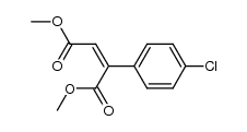 dimethyl 2-(4-chlorophenyl)maleate结构式