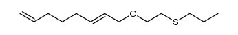 4-thia-7-oxa-9E,14-pentadecadiene Structure
