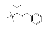 1-(benzyloxy)-2-methyl-1-(trimethylstannyl)propane Structure
