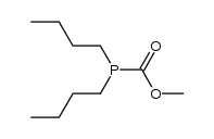 dibutyl(methoxycarbonyl)phosphine Structure