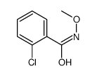 2-chloro-N-methoxybenzamide Structure