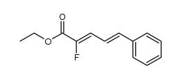 (2Z,4E)-ethyl 2-fluoro-5-phenylpenta-2,4-dienoate结构式
