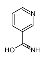 烟酰胺-酰胺-15N结构式