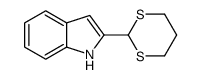 2-(1,3-dithian-2-yl)-1H-indole Structure