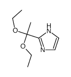 2-(1,1-二乙氧基乙基)-1H-咪唑结构式