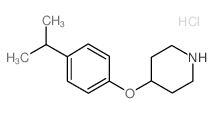 4-(4-Isopropylphenoxy)piperidine hydrochloride Structure