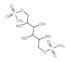 甘露醇二磺酸酯结构式