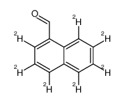1-Naphthaldehyde-d7结构式