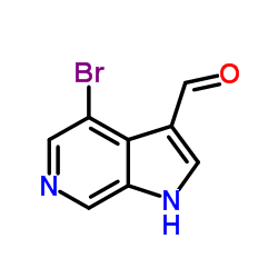 4-Bromo-1H-pyrrolo[2,3-c]pyridine-3-carbaldehyde structure