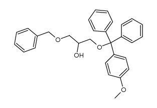 (R)-3-O-Benzyl-1-O-[(p-methoxyphenyl)diphenylmethyl]glycerol结构式