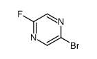 2-溴-5-氟吡嗪结构式