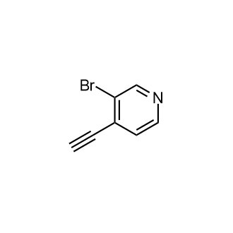 3-溴-4-乙炔基吡啶结构式