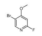 5-Bromo-2-fluoro-4-methoxypyridine Structure