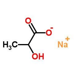DL-乳酸钠-d3结构式