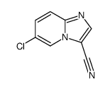 6-氯咪唑并[1,2-A]吡啶-3-甲腈结构式