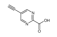 5-Ethynyl-pyrimidine-2-carboxylic acid Structure
