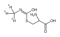S-(N-Methyl-d3-carbamoyl)-L-cysteine结构式