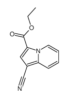 ethyl 1-cyanoindolizine-3-carboxylate结构式