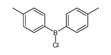 chloro-bis(4-methylphenyl)borane Structure