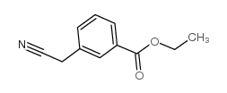 乙基 3-(氰基甲基)苯甲酸结构式