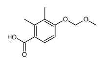 2,3-二甲基-4-(甲氧基甲氧基)苯甲酸结构式