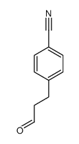 4-(3-氧代丙基)苄腈结构式