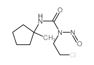 Urea, 1-(2-chloroethyl)-3-(1-methylcyclopentyl)-1-nitroso-结构式