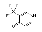 3-(三氟甲基)吡啶-4(1H)-酮结构式
