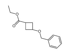 CIS--ETHYL 3-(BENZYLOXY)CYCLOBUTANECARBOXYLATE结构式
